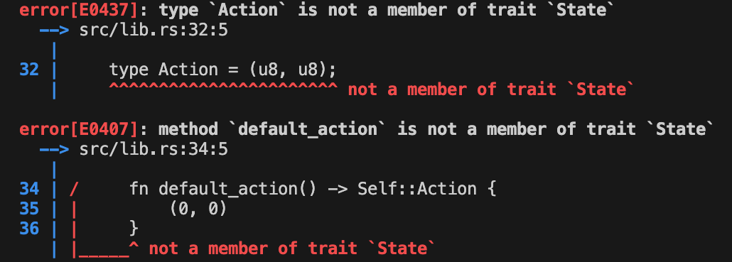 Error with MCTS state code